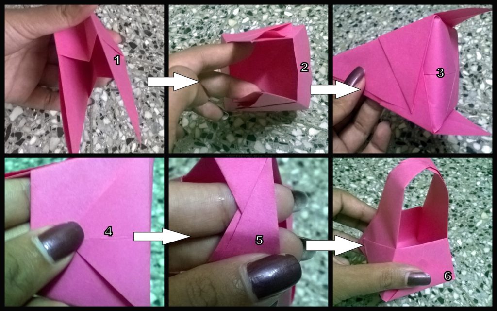 tiny origami basket tutorial - kids craft_2