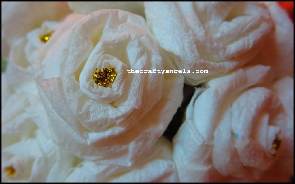 tissue paper rose flower tutorial a