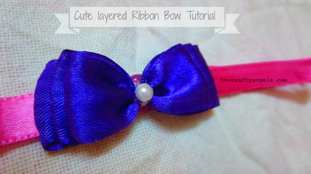 easy ribbon bows tutorial 12