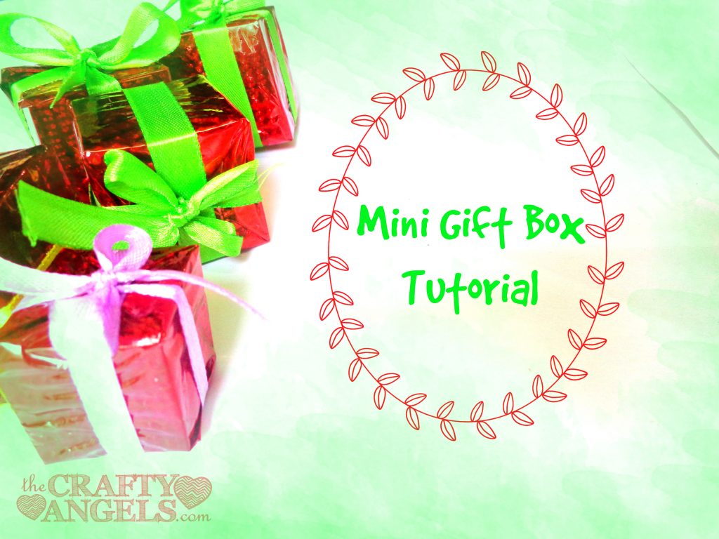 Mini gift box tutorial 9