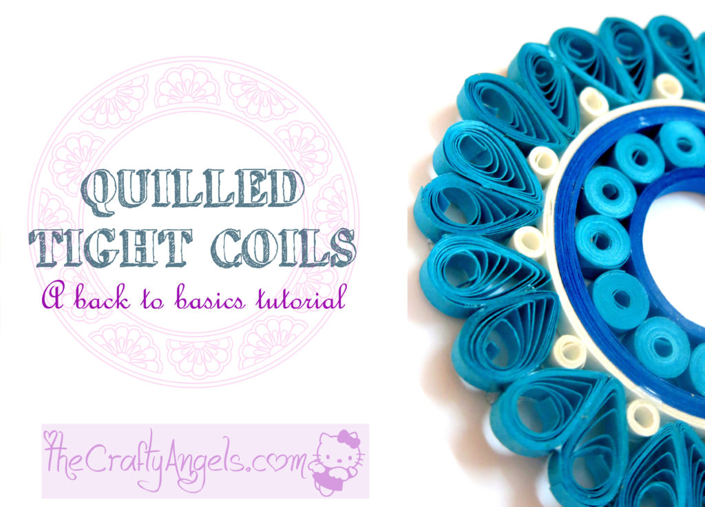 Basic quilling tutorial - making flat tight coil (6)