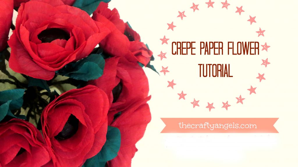 Crepe paper flower tutorial (2)