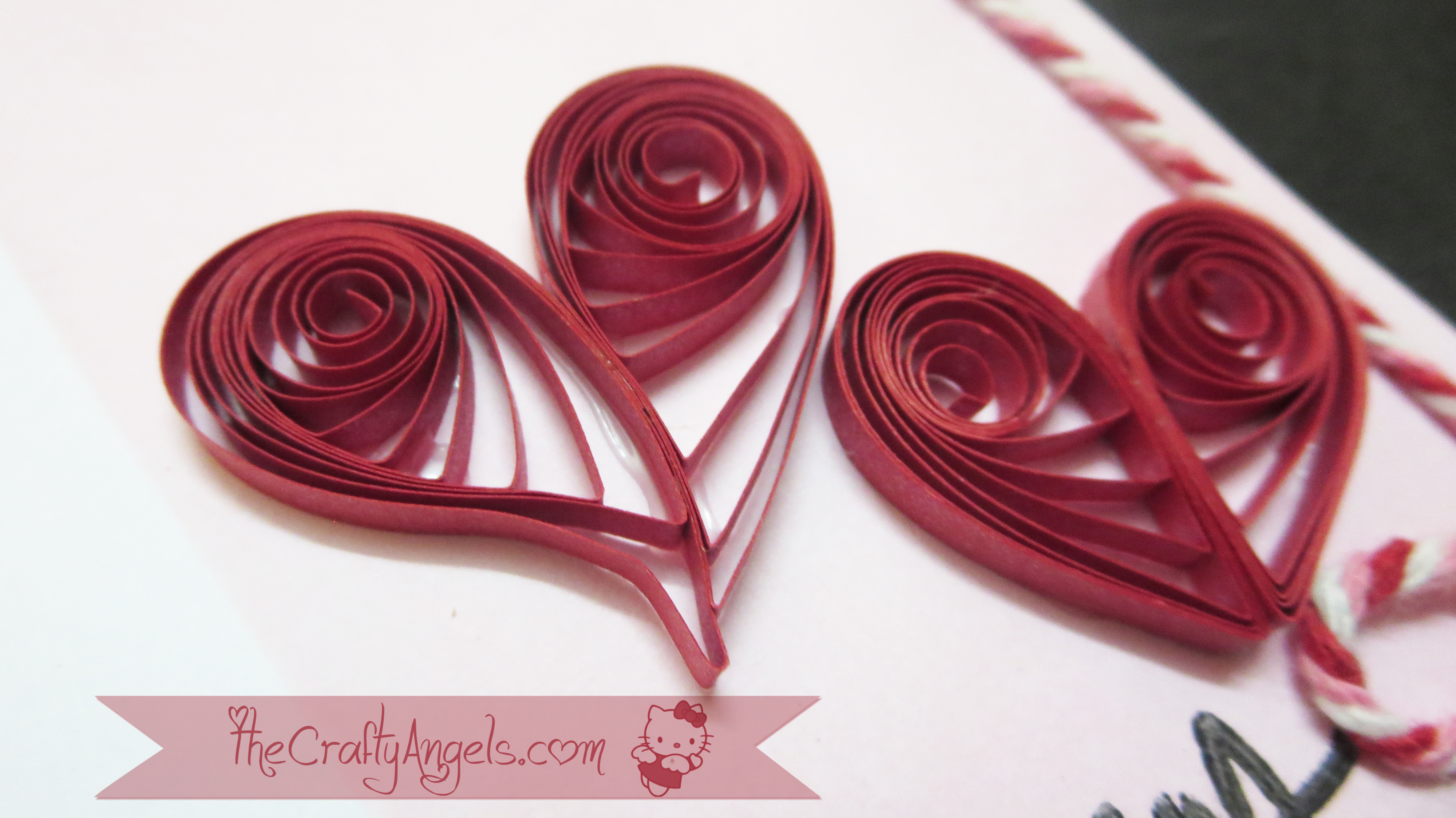 quilled hearts cards