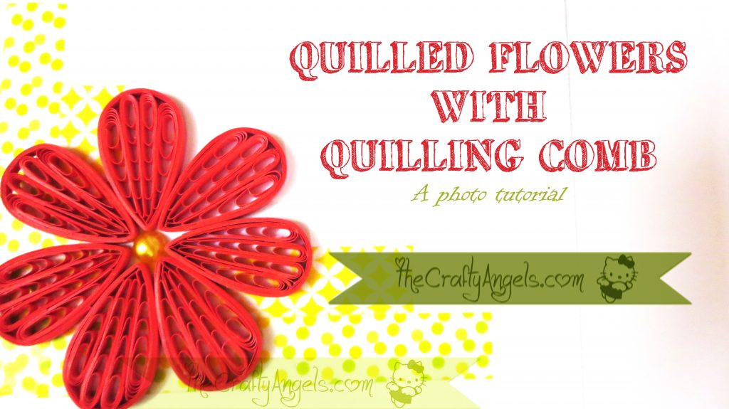 Quilling comb flower tutorial (20)