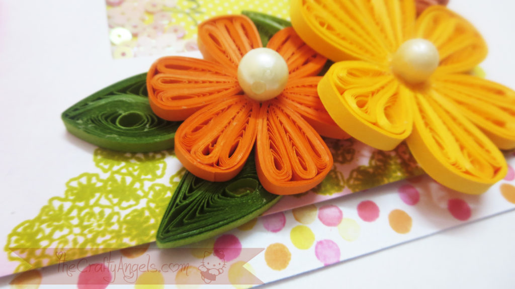 Tight quilled flower shaker card tutorial (17)