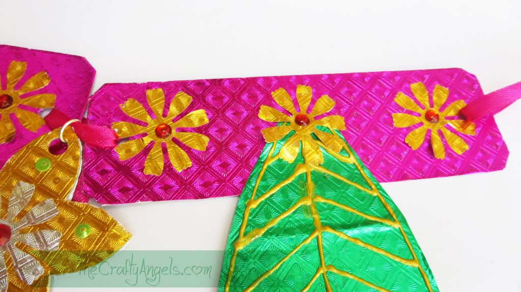 DIY Mango leaf door toran tutorial