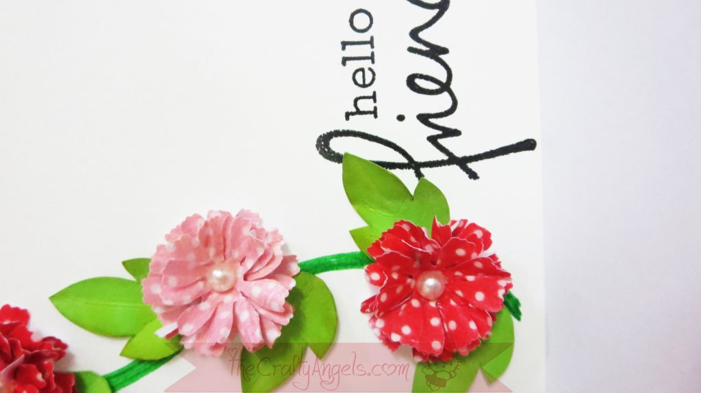 Handmade flower with washi tape tutorial 
