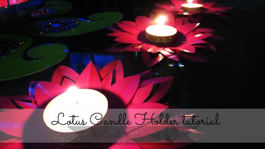 Lotus candle holder tutorial 