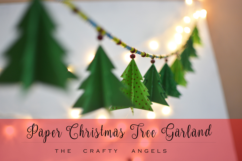 Christmas DIY: Contruction Paper Garland  Diy christmas garland, Diy  christmas tree garland, Paper garland