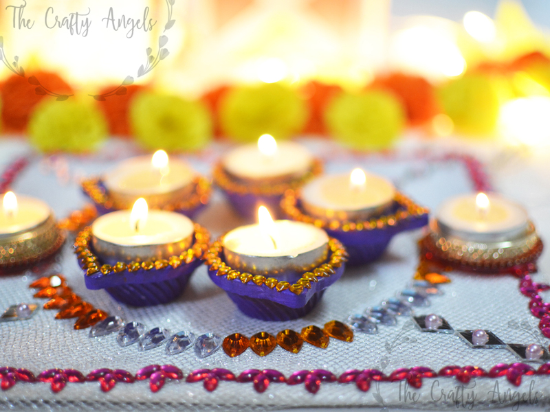 diwali decor, diwali decoration ideas, diwali thali , diwali tablescape, diwali home decor, diwali craft, diwali ideas, diwali activity, diwali handpainted diya, diy decorated diya