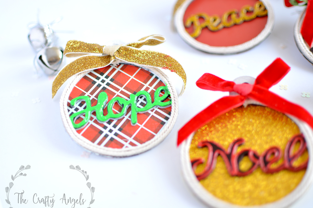 DIY Handlettered Ornaments for Christmas – The Crafty Angels