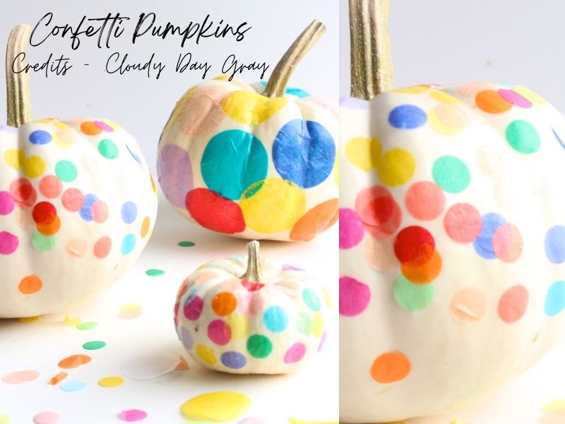  Confetti Pumpkins