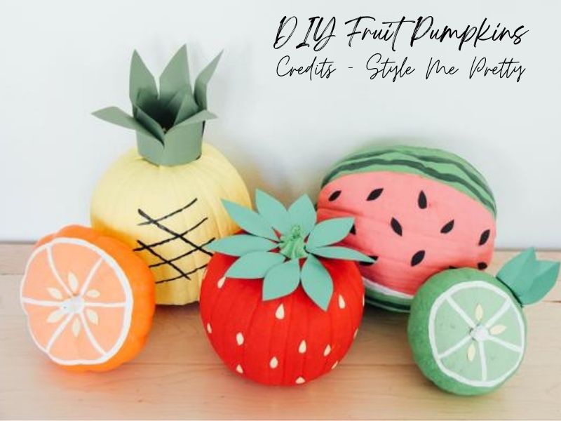 DIY Fruit Pumpkins