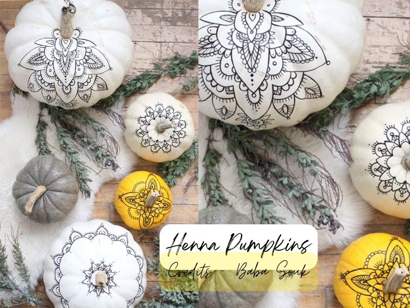 Henna No Carve Pumpkins