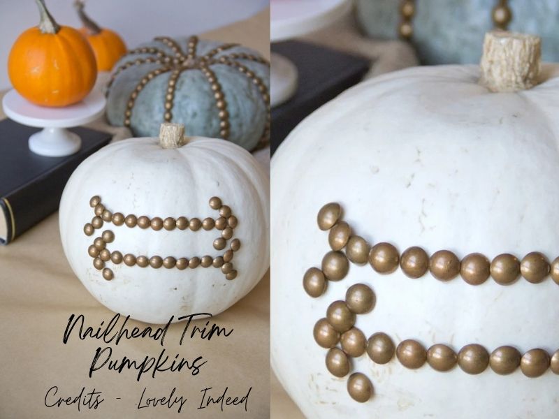 Nailhead Trim Pumpkins