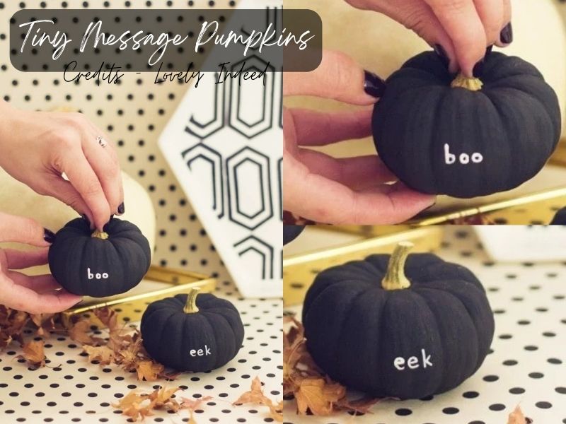 Tiny Message Pumpkins