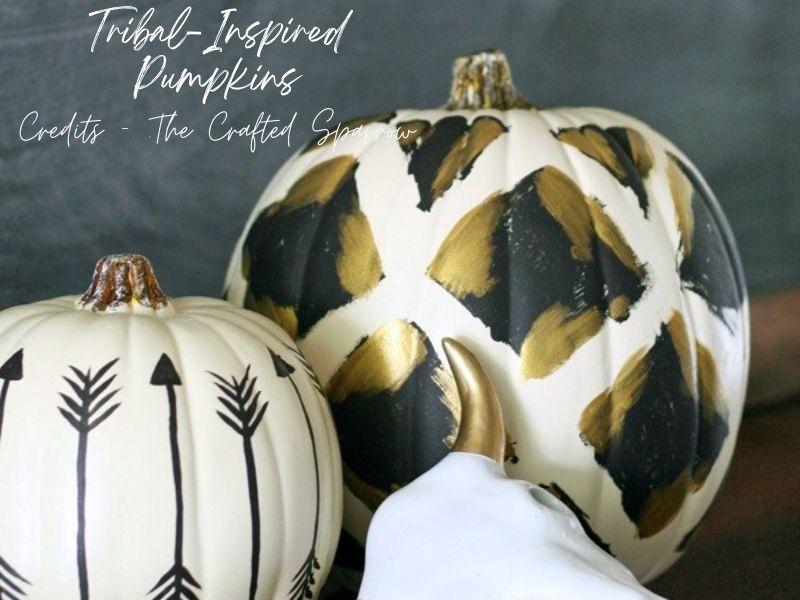 Tribal-Inspired Pumpkins