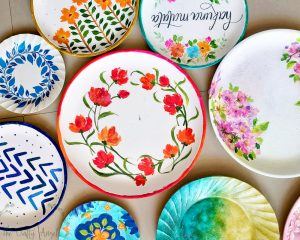 DIY Decorative wall plates