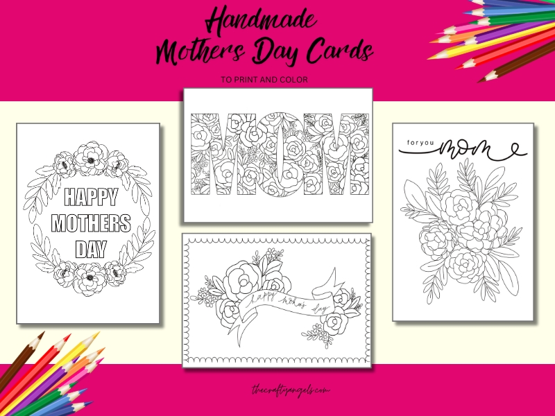 Printable Mothers Day cards Blog m The Crafty Angels